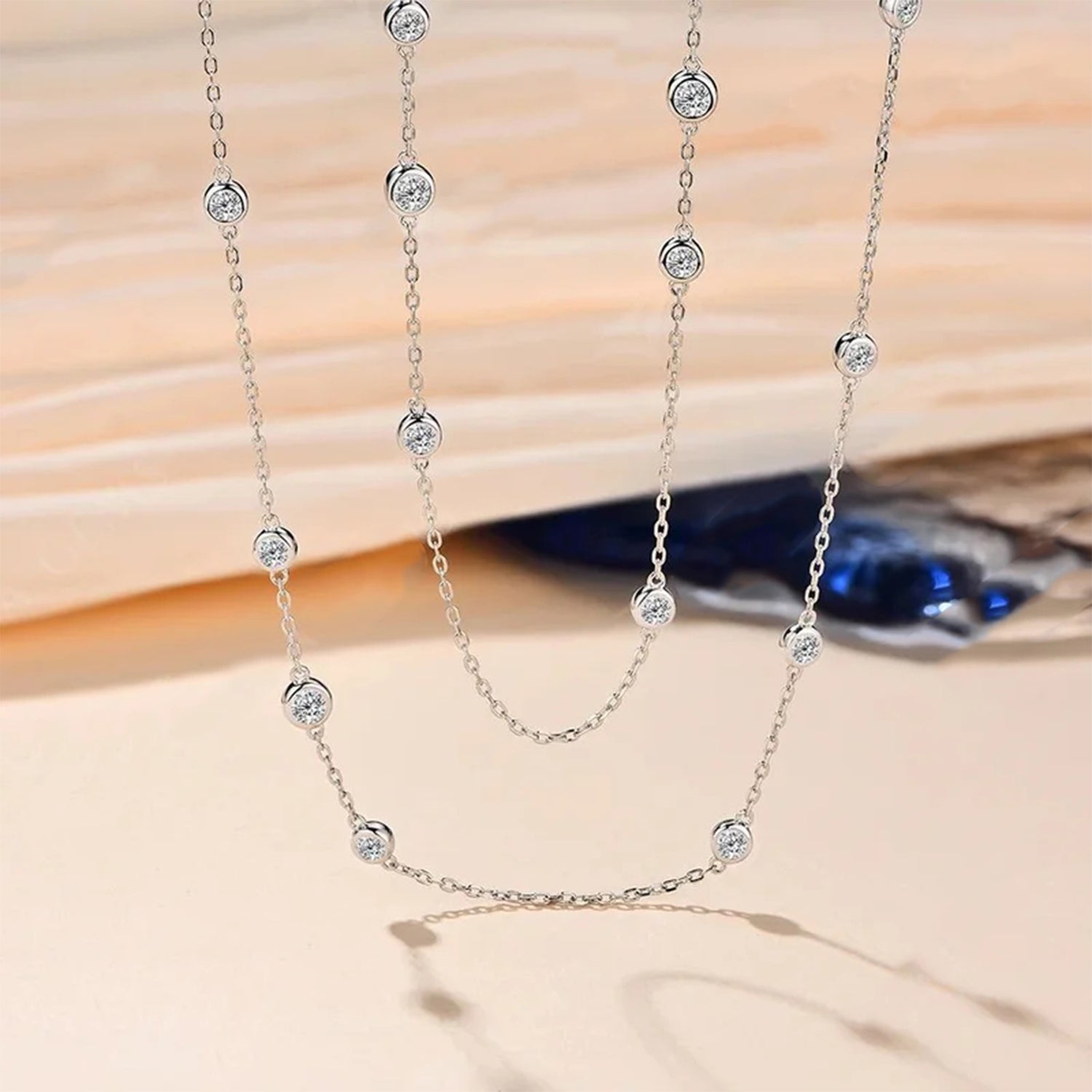 Elysian Moissanite Pendant Necklace